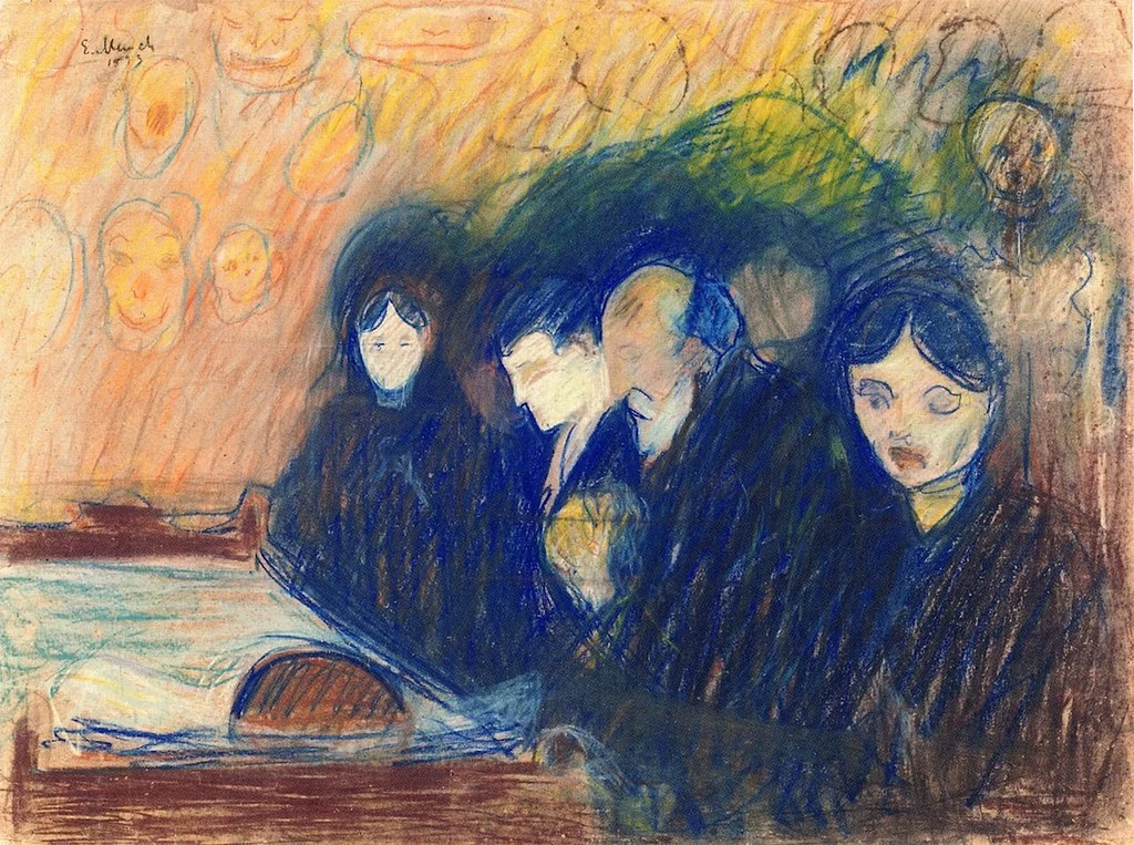 Sul letto di morte, febbre - 1893